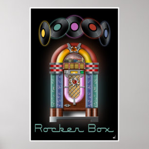Rocker Box Jukebox Poster
