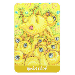 ROCKER CHICK FRÜHLINGS-MOSHPIT-MAGNET Anpassen Magnet
