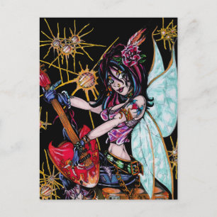 Rocker Chick Katie PostCard Postkarte