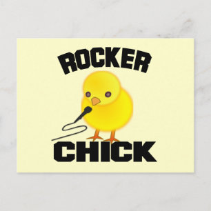 Rocker Chick Postkarte