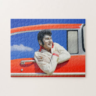 ROCKER CLASSIC RETRO CAR PUZZLE DER 1950ER