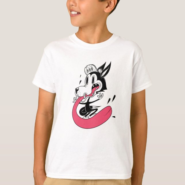 Rocker Dog T-Shirt (Vorderseite)