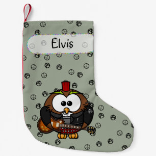 Rocker-Eule Weihnachts-Socke Kleiner Weihnachtsstrumpf