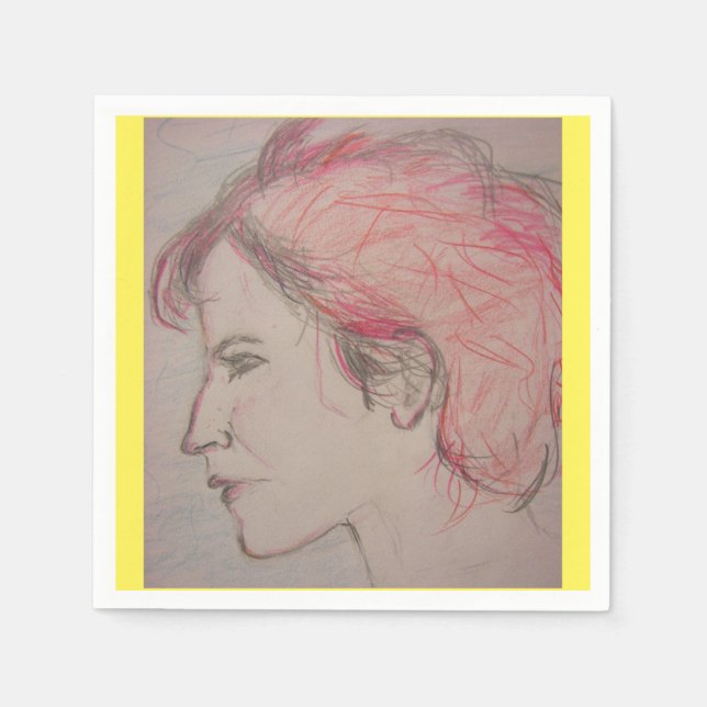 Rocker Girl Serviette (Vorderseite)