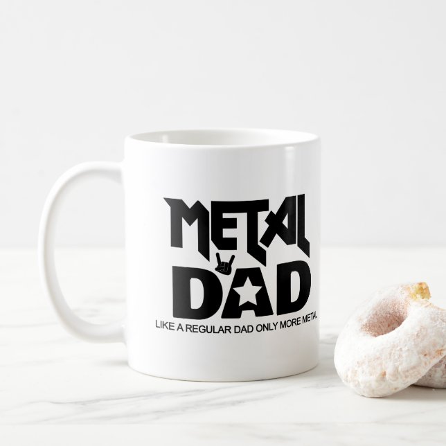 Rocker Hard Rock Alternative für den Vater von Hea Kaffeetasse (Mit Donut)