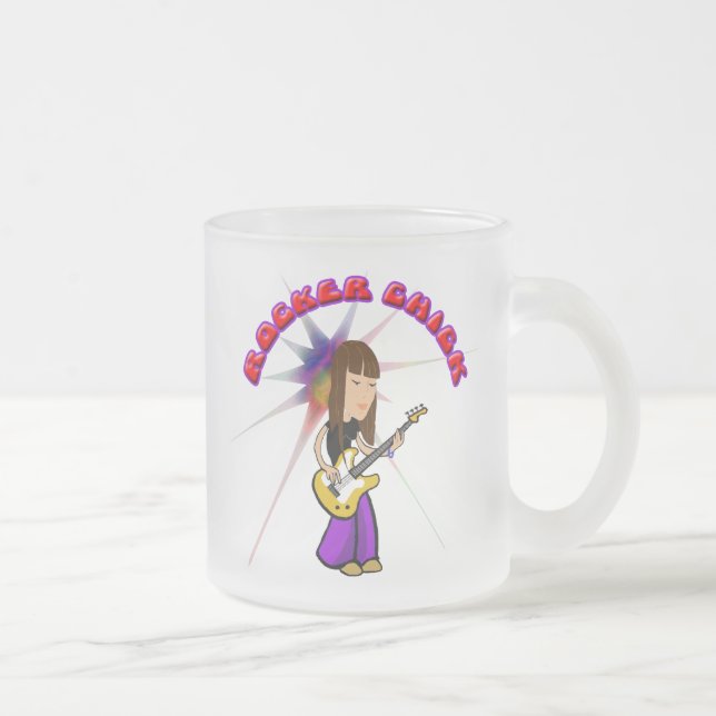 Rocker-Küken-Tasse Mattglastasse (Rechts)