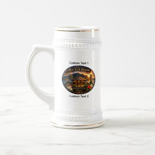 Rocker Room Stein Bierglas (Links)