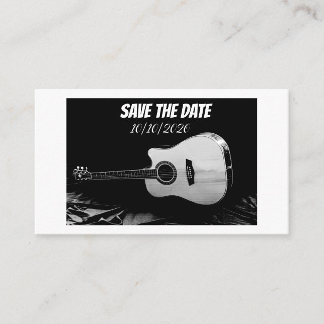 ROCKER SAVE THE DATE BEGLEITKARTE (Vorderseite)