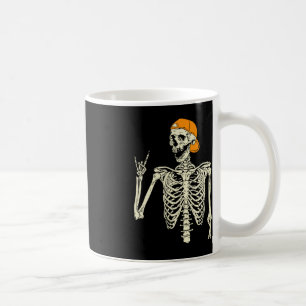 Rocker Skeleton Cap Skater Cool Halloween Punk Roc Kaffeetasse