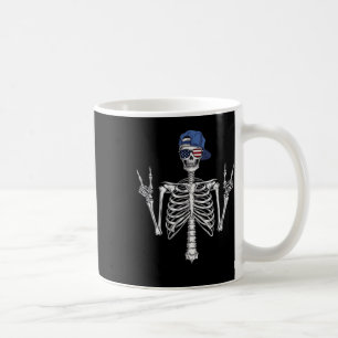 Rocker Skeleton Cap Skater Cool Halloween Punk Roc Kaffeetasse