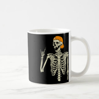 Rocker Skeleton Cap Skater Cool Halloween Punk Roc Kaffeetasse