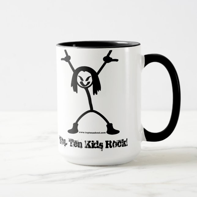 Rocker-Tasse der Spitzen-zehn Tasse (Rechts)