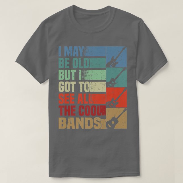 Rocker und Gitarre Lover got, alle coolen Ba zu se T-Shirt (Design vorne)