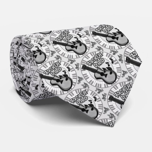 Rocker-Vater Krawatte (Gerollt)