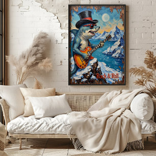 Rockerhai, Icy Bühne Präsenz Poster