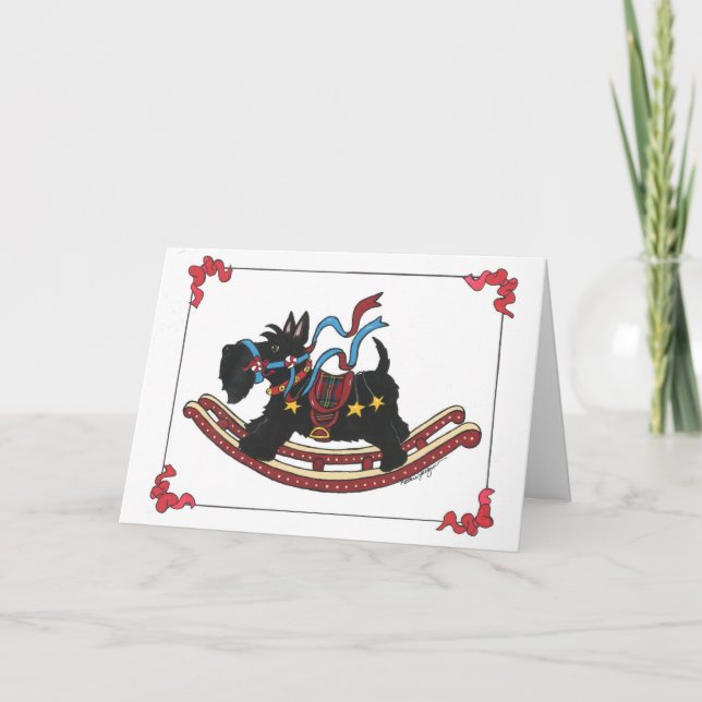 RockerScottie Feiertagskarte (Vorderseite)