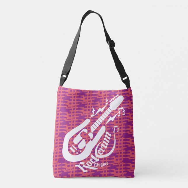 ROCKERUM MAGNET ROCK BY MASANSER PIXELAT TRAGETASCHEN MIT LANGEN TRÄGERN (Rückseite)