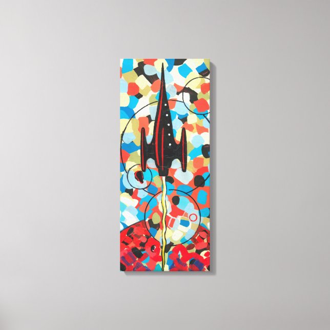 Rocket #92 Canvas Print Leinwanddruck (Vorderseite)