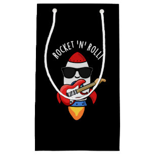 Rocket and Roll Funny Rocket Puff Dark BG Kleine Geschenktüte