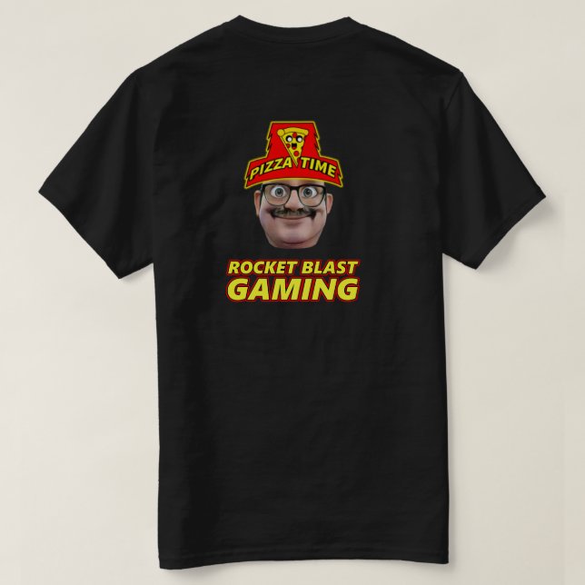 Rocket Blast Gaming Shirt (Design Rückseite)