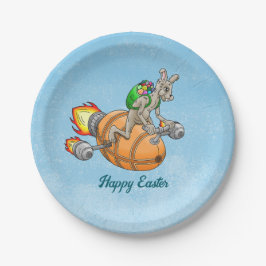 Rocket Bunny Pappteller