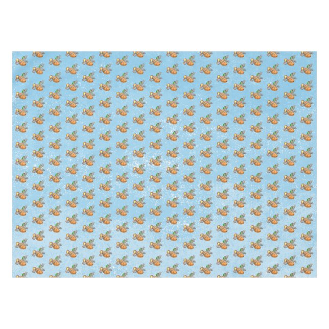 Rocket Bunny Tischdecke (Vorderseite (Horizontal))