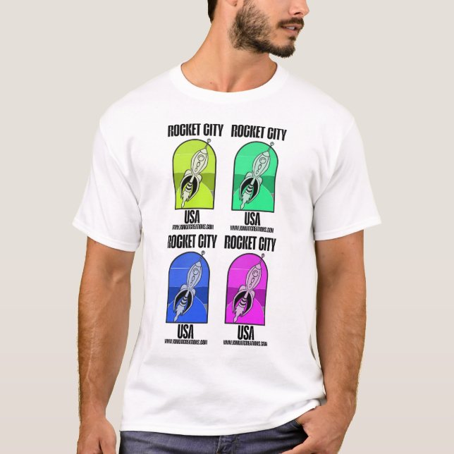 Rocket City 4 Platz T-Shirt (Vorderseite)