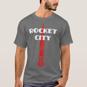 Rocket City Saturn / Huntsville AL Alabama Distres T-Shirt