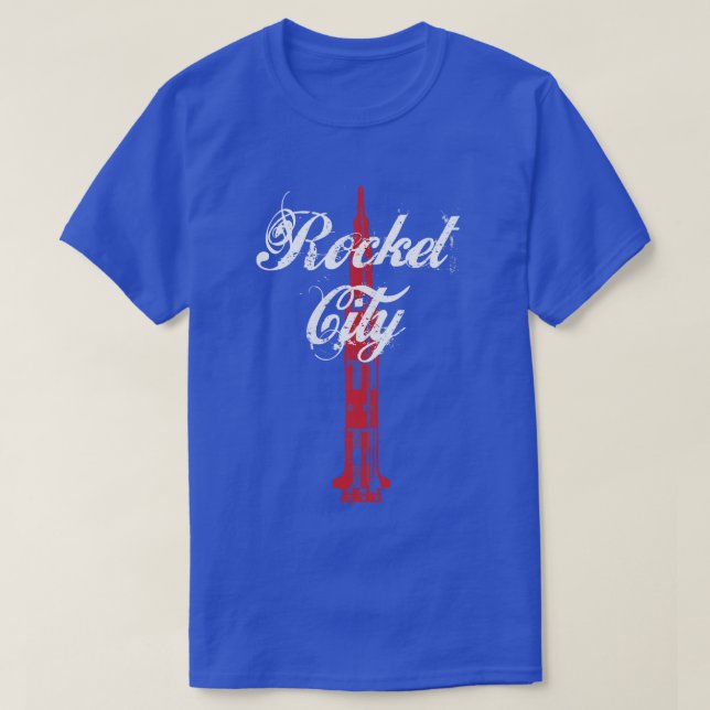 Rocket City Saturn V Huntsville AL Alabama TShirt (Design vorne)