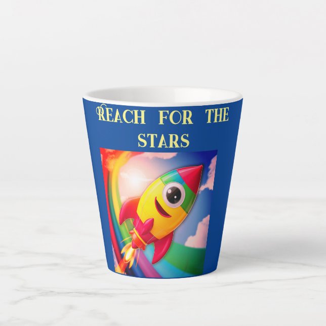 Rocket Elegant Latte-Tasse Milchtasse (Vorderseite)