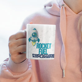 Rocket Fuel für Entdecker Blue Children Keramik Ta Kaffeetasse