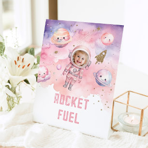 Rocket Fuel Outer Space Planets Geburtstag der Fra Sockelschild