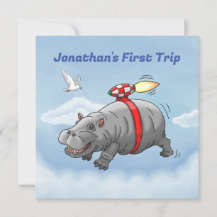 Rocket Hippo's Jetpack Einladung