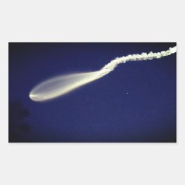 Rocket Jellyfish Rechteckiger Aufkleber