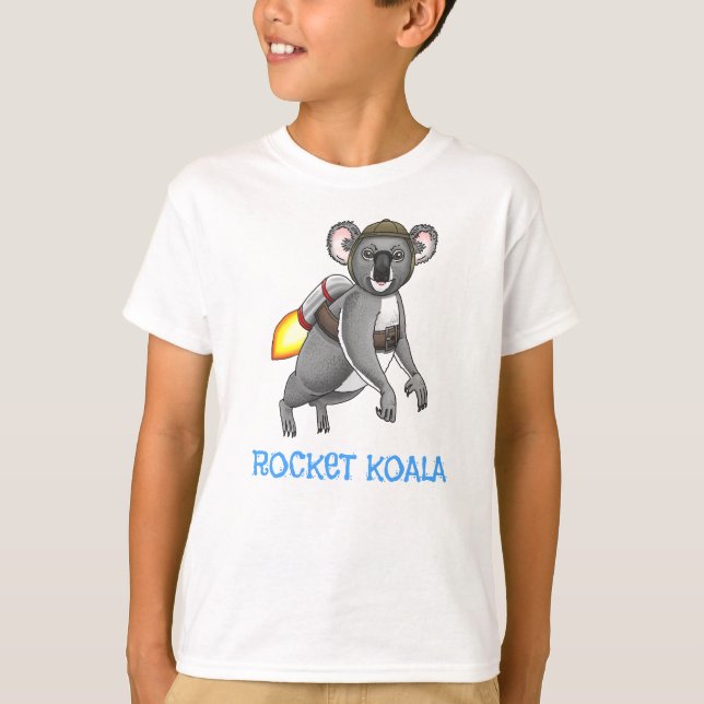 Rocket Koala T-Shirt (Vorderseite)