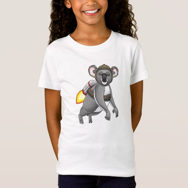 Rocket Koala T-Shirt (Vorderseite)
