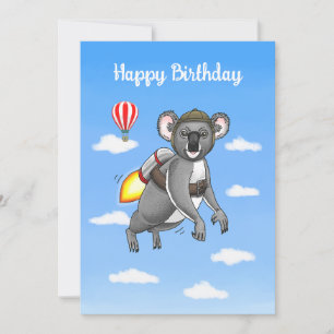 Rocket-Koalas Jetpack-Fahrt Karte