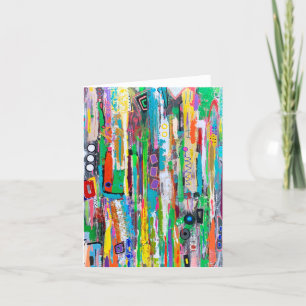 Rocket Man Blank Note Card Dankeskarte