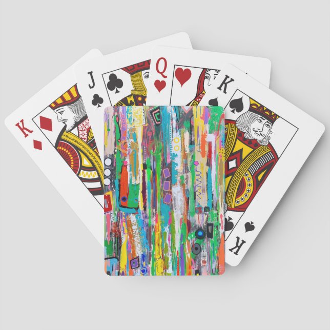 Rocket Man spielt Karten Spielkarten (Rückseite)