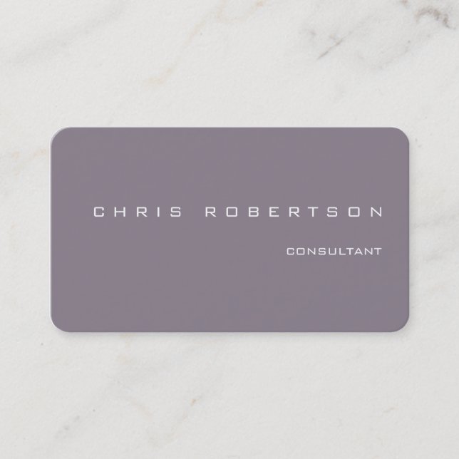 Rocket Metallic Gray Charming Business Card Visitenkarte (Vorderseite)