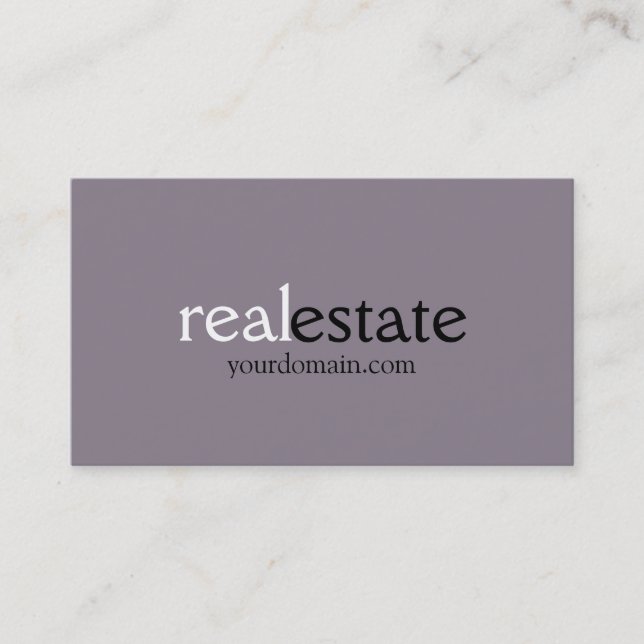Rocket Metallic Real Anwesen Agent Business Card Visitenkarte (Vorderseite)