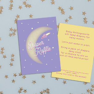 Rocket & Mond Windel-Raffel Lila Begleitkarte