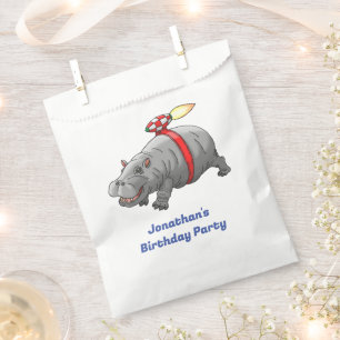 Rocket Nilpferd Geburtstag Geschenktütchen