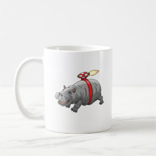 Rocket Nilpferds Jetpack Kaffeetasse