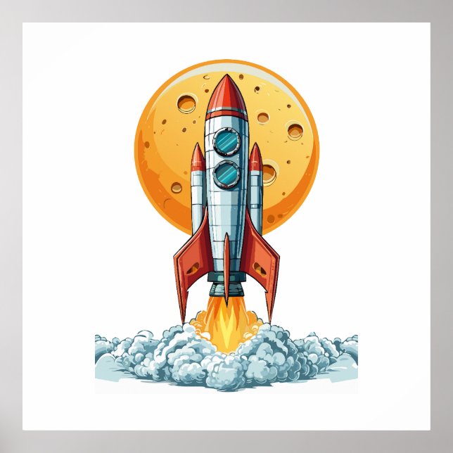 rocket poster (Vorne)