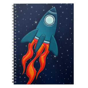 Rocket Postkarte Notizblock