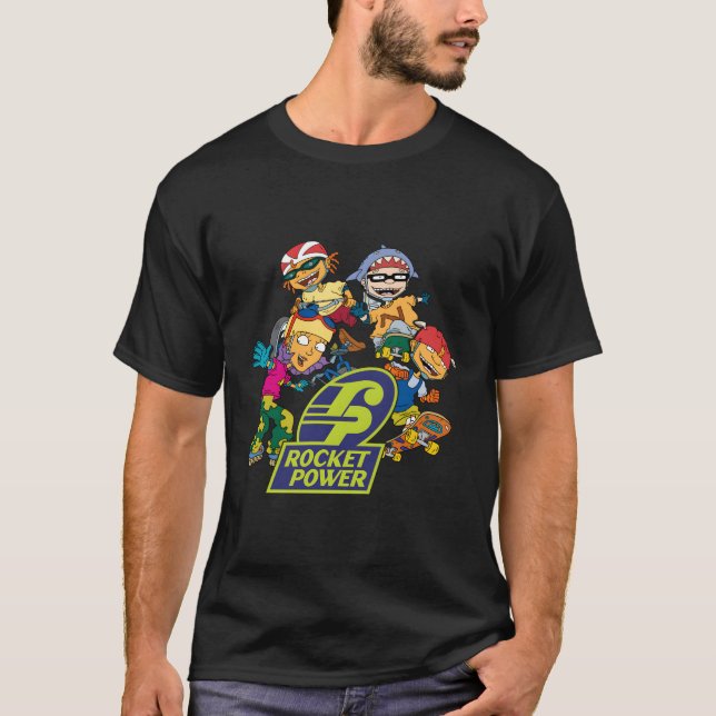 Rocket Power Alle Zeichen T-Shirt (Vorderseite)