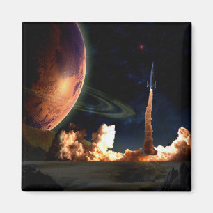 Rocket-Produkteinführung Magnet