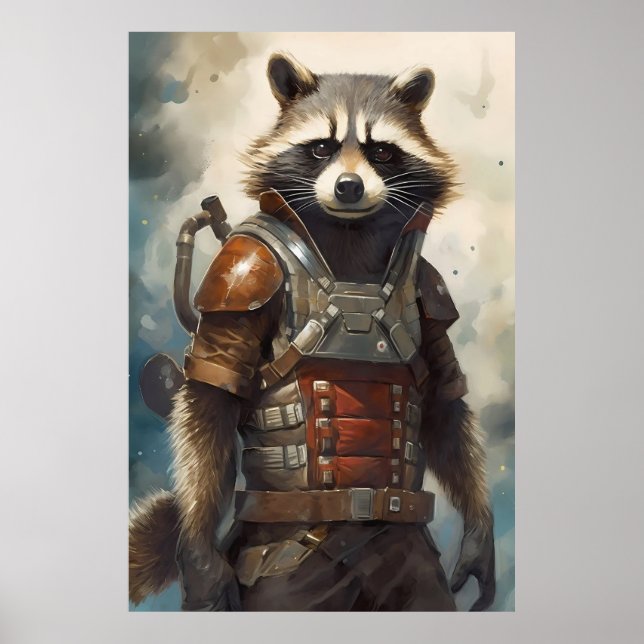 Rocket Raccoon Poster (Vorne)