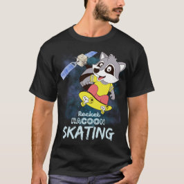 Rocket Racoon Skaten T-Shirt